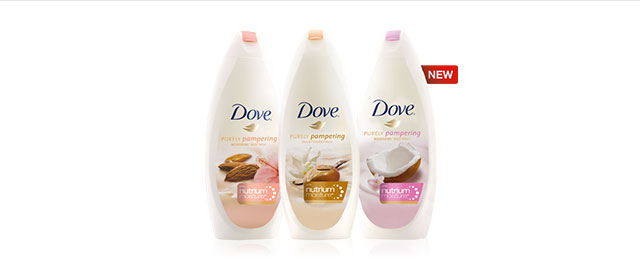 NEW Dove® Purely Pampering body wash coupon