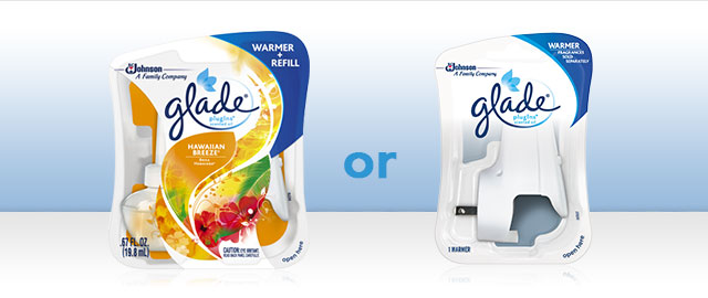 Glade® PlugIns® Scented Oil Starter Kit or Warmer coupon