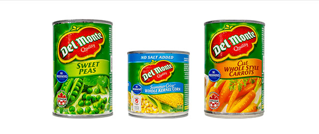 Del Monte canned vegetables coupon