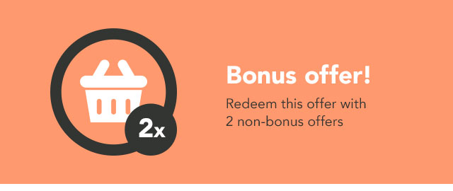 BONUS: Redeem 2 or more offers coupon