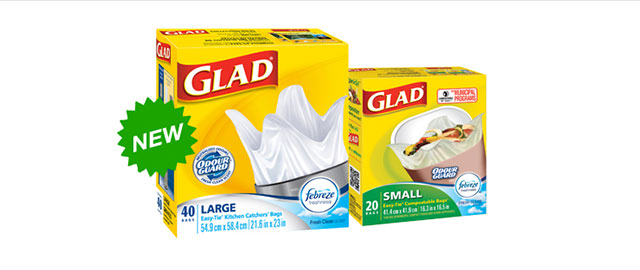 Glad® Odour Guard® bags with Febreze Freshness™ coupon