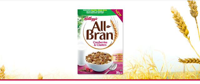 All-Bran* Cranberries & Clusters cereal coupon