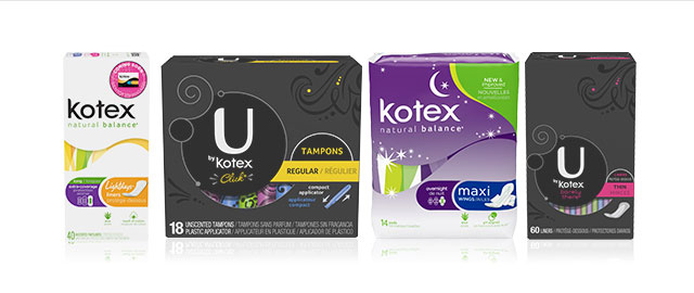 Kotex® or U by Kotex® at select retailers coupon