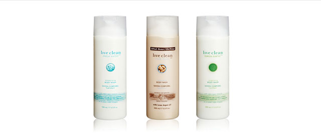 Live Clean body wash coupon