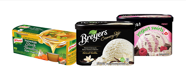 Select Breyers Ice Cream + Knorr Homestyle Stock coupon