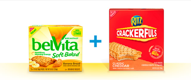 RITZ Crackerfuls and belVita Breakfast Biscuits coupon