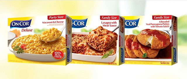 ON-COR family size entrees coupon