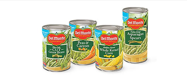 Del Monte canned vegetables coupon