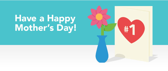 Happy Mother's Day! Save on any card coupon