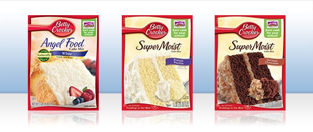 Betty Crocker SuperMoist cake mix coupon