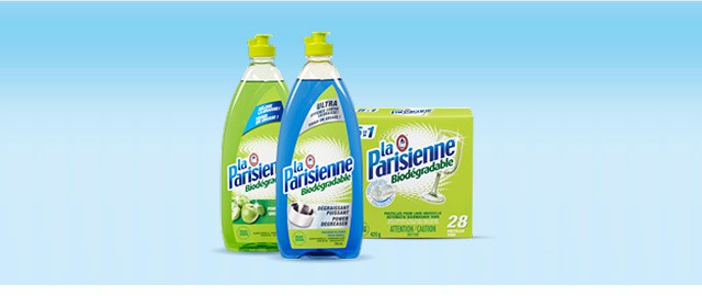 La Parisienne dishwashing products coupon