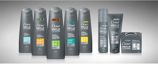 Dove Men+Care hair care products coupon