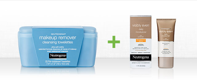 Neutrogena® Makeup Remover + any Visibly Even® product coupon