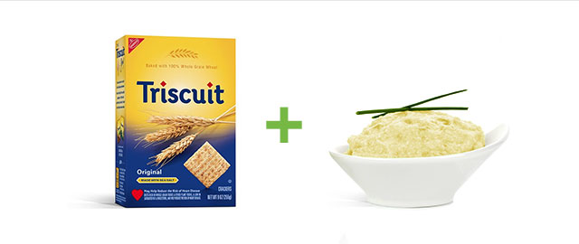 Combo: Triscuit Crackers + any salsa or hummus coupon