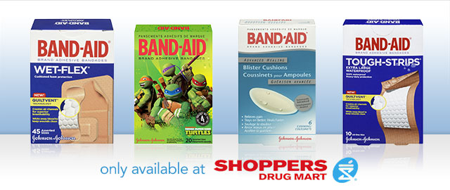 BAND-AID® Brand at Shoppers Drug Mart coupon